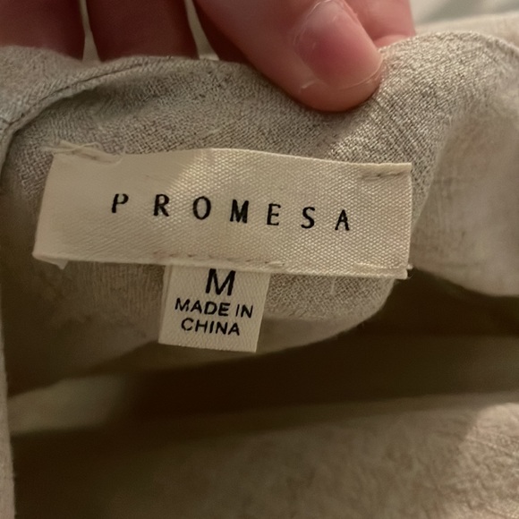 Linen bodysuit in stone - Picture 4 of 10